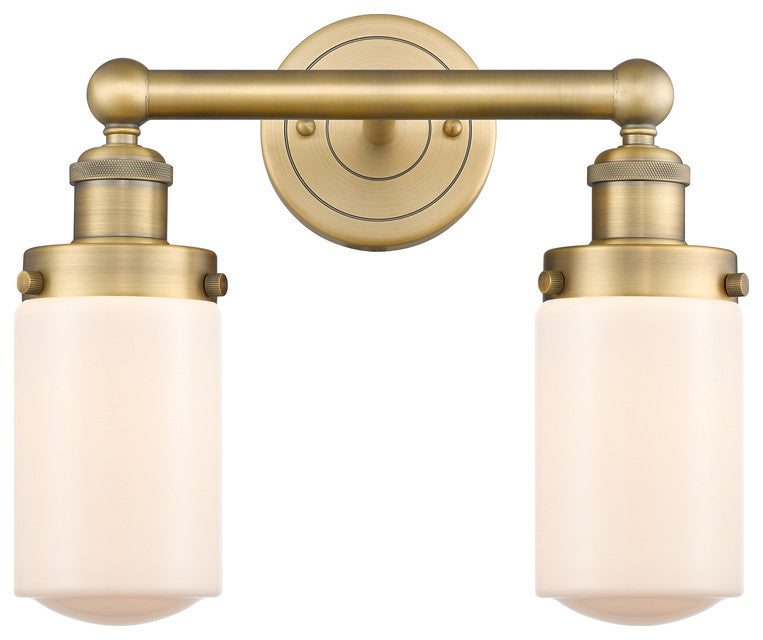 Innovations Dover 2 15.5" Bath Vanity-Light Brushed Brass