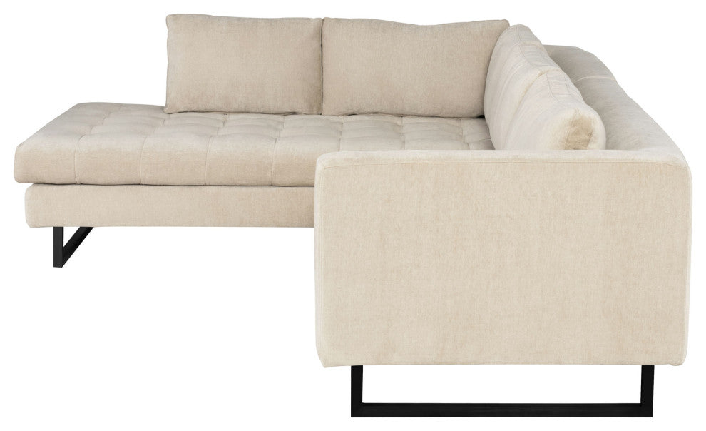 Janis Almond Fabric Sectional Sofa, HGSC858
