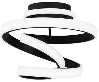 Quoizel PCAVI1713MBK LED Semi Flush Mount, Aviva