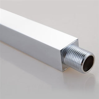 Fontana Solid Brass Chrome Overhead Shower Bar Square Ceiling Mounted Shower Arm