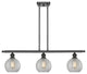 Innovations Lighting 516-3I-OB-G125-8-LED Athens 3 Light 36" Island Light