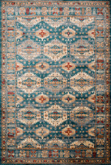Isadora Rug, Lagoon and Multi, 2'x3'