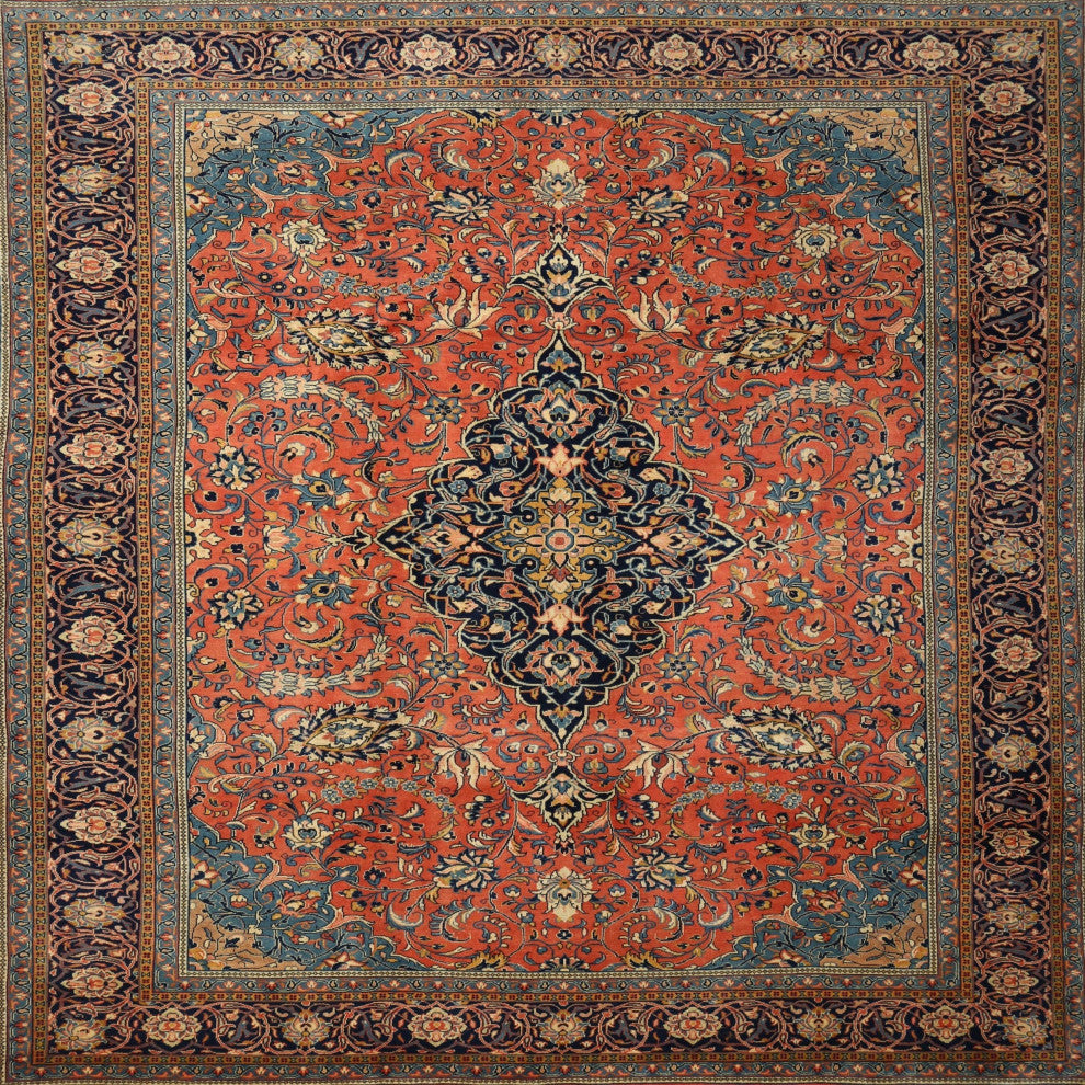 Ahgly Company Indoor Square Traditional Area Rugs, 5' Square