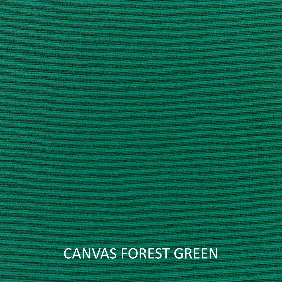 Sunbrella Canvas Forest Green Outdoor Corded Cushion Set, 22"x22"