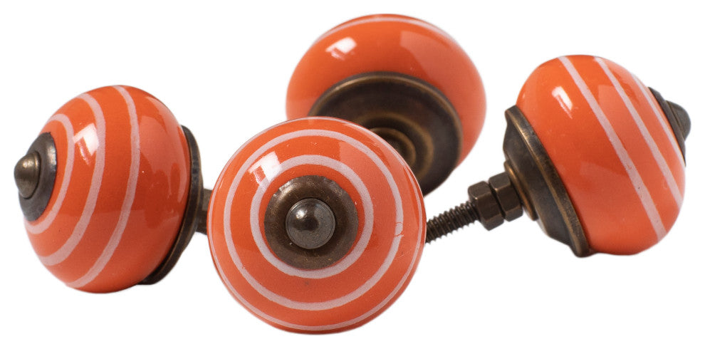 Knob-It Knobs, Set of 12, Orange