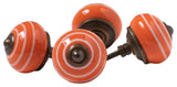 Knob-It Knobs, Set of 12, Orange