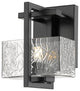 Innovations 312-1W-BK-CL-LED 1-Light Bath Vanity Light, Black