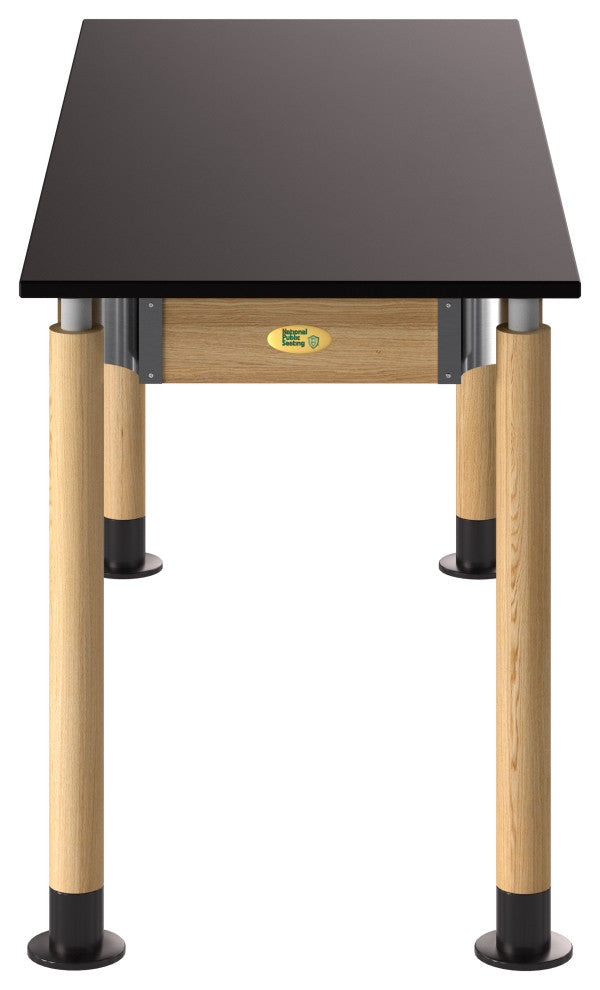 NPS Signature Science Lab Table, Oak, 24 x 60, Phenolic Top