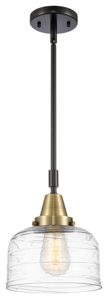 Innovations 447-1S-BAB-G713-LED 1-Light Mini Pendant, Black Antique Brass