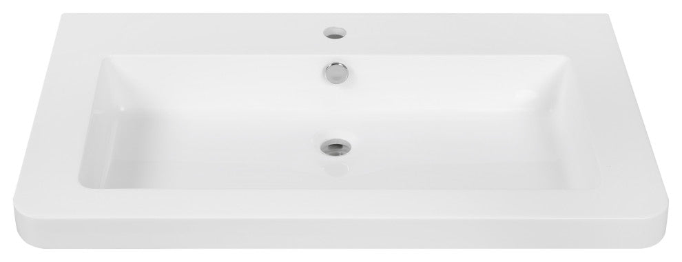 34" Solid Surface Resin Streamline K-0990-34 Vanity Top
