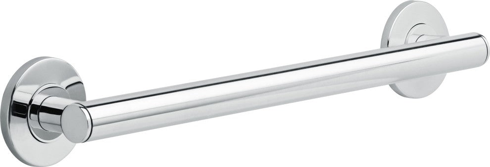 Delta 18\" Contemporary Bath Safety Grab Bar, Polished Chrome