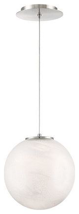 Cosmic Crystal LED Pendant 3000K, Brushed Nickel