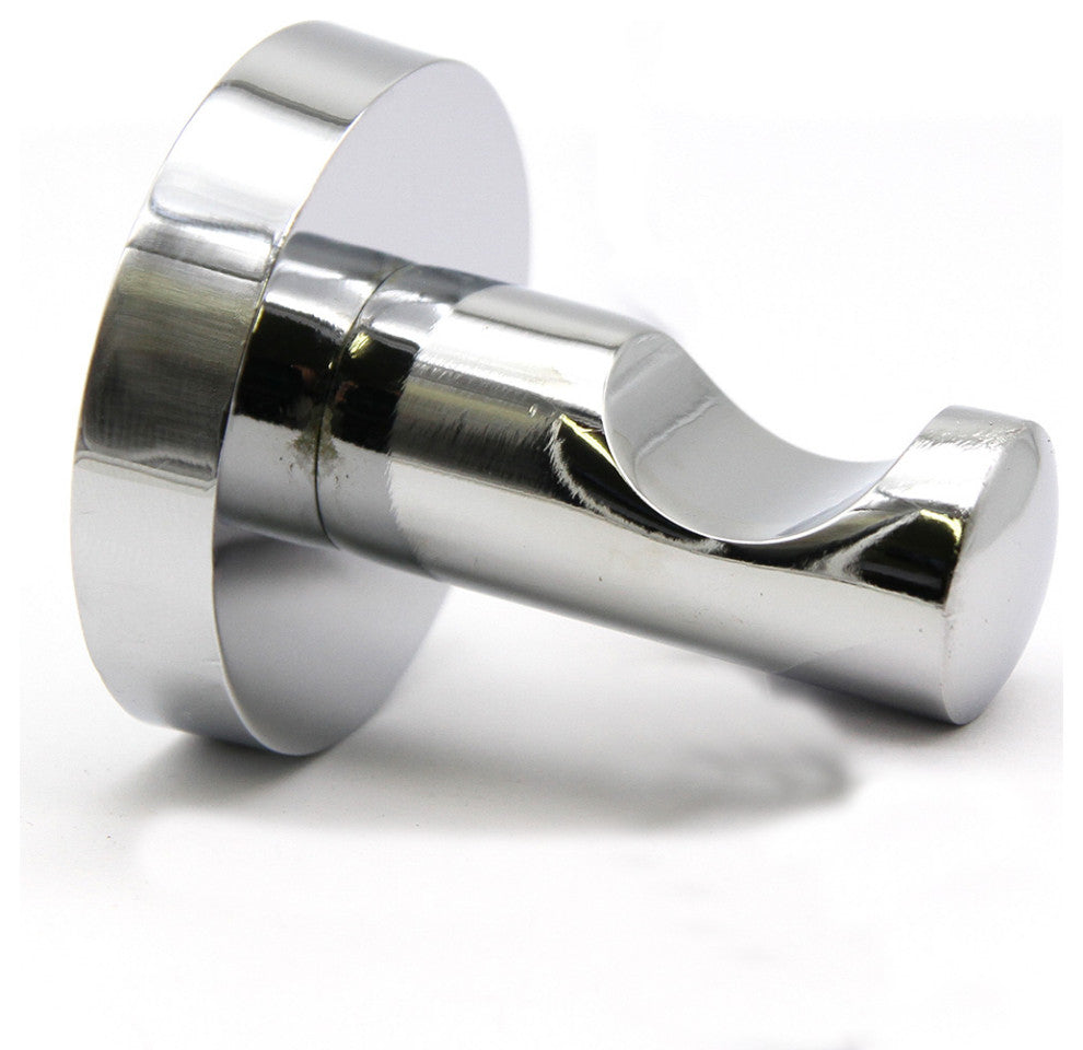 Wall Mount Bath Towel Single Robe Hook Polished Stainless Steal