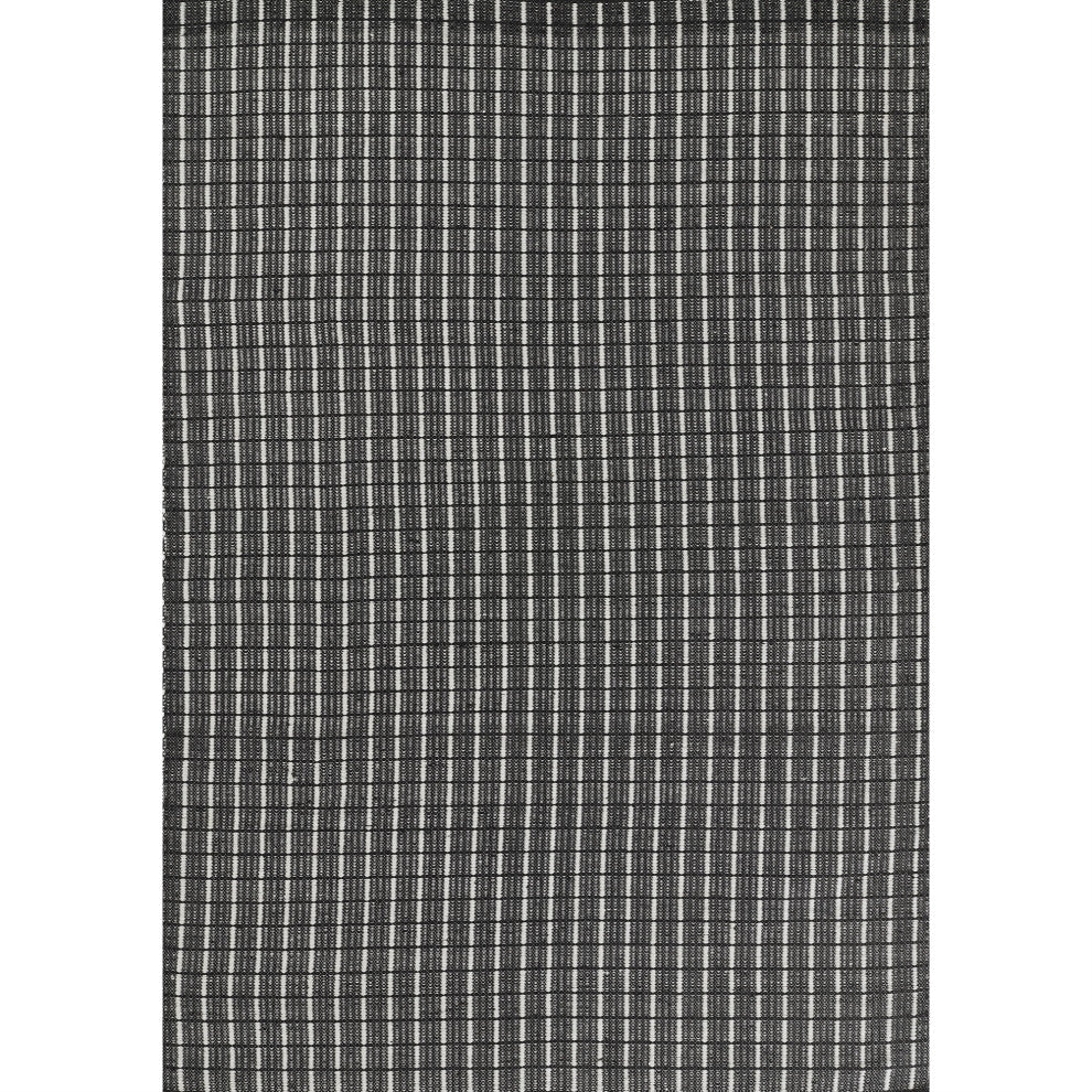 Novogratz Malmo MLO-2 Grid/Black -3'6" X 5'6