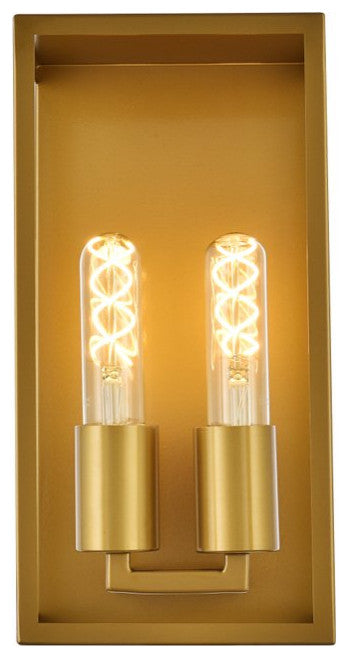 Victoria 2-Light Wall Sconce, Brass