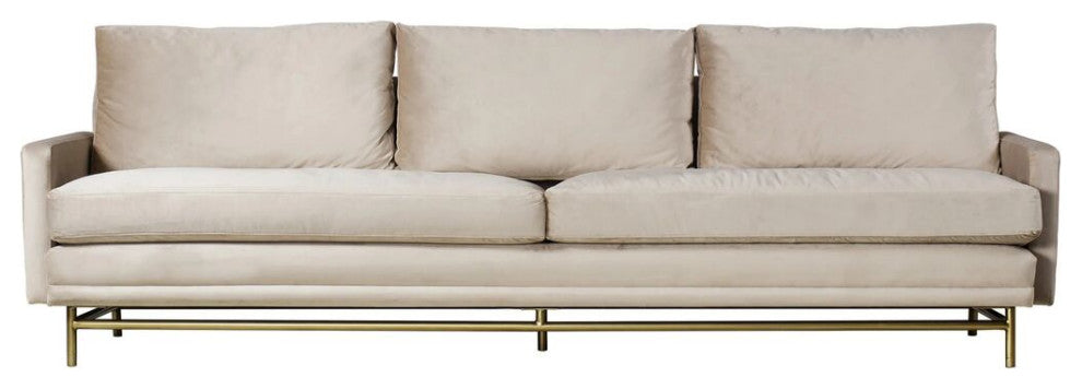 Sonder Living Jasper Sofa | Harry Velvet Natural