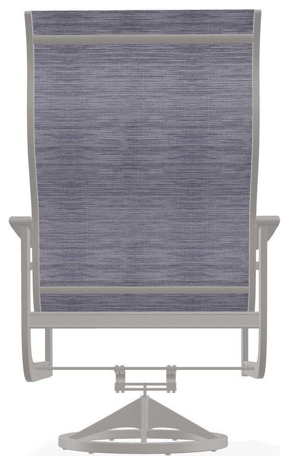St. Catherine Sling Outdoor Supreme Swivel Rocker, Brooks/Warm Gray