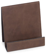 Smart Phone Cradle, Brown Leatherette
