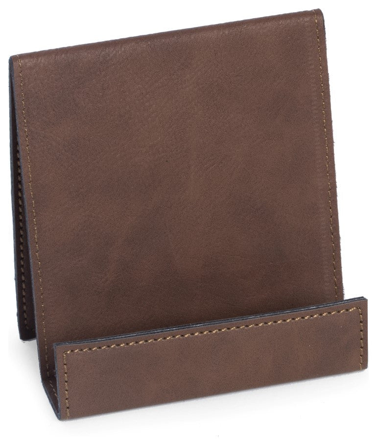 Smart Phone Cradle, Brown Leatherette