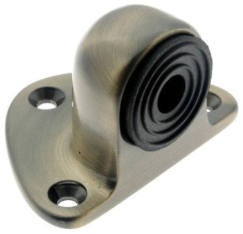 Genuine Solid Brass "Sphinx" Door Stop (Kick Proof), Antique Brass