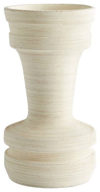 Taras Vase, White, Medium