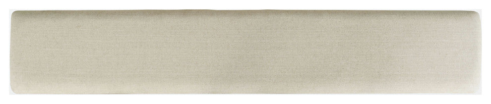 Telluride Rustic Distressed Pine 85" Upholstered Dining Bench - Gold