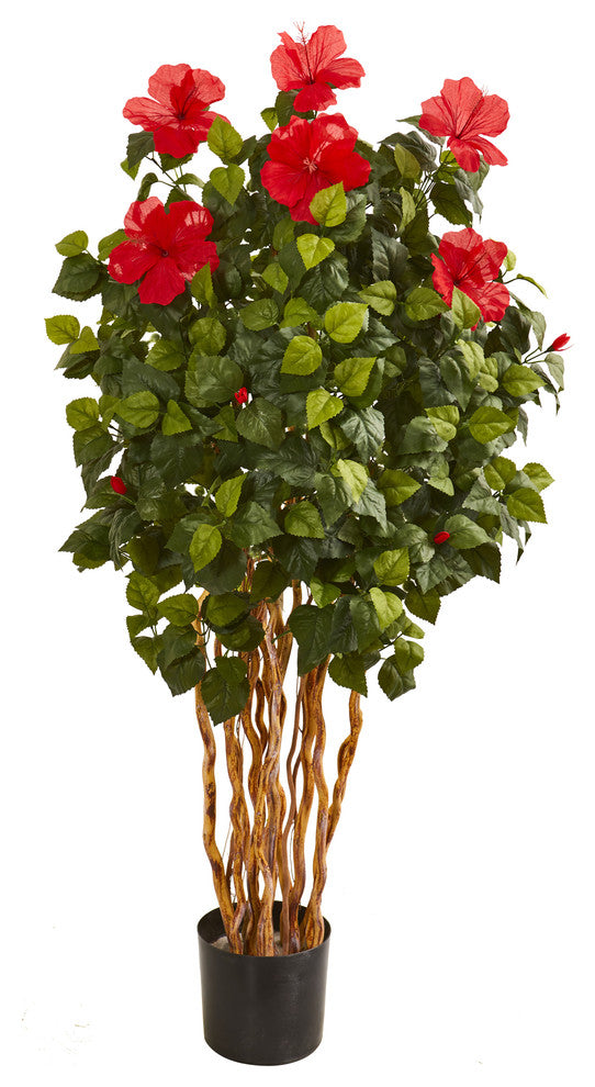 5' Hibiscus Artificial Tree