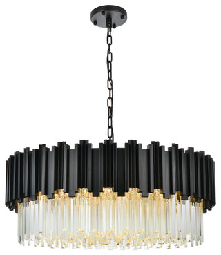 Home Living 32" Chandelier, Black