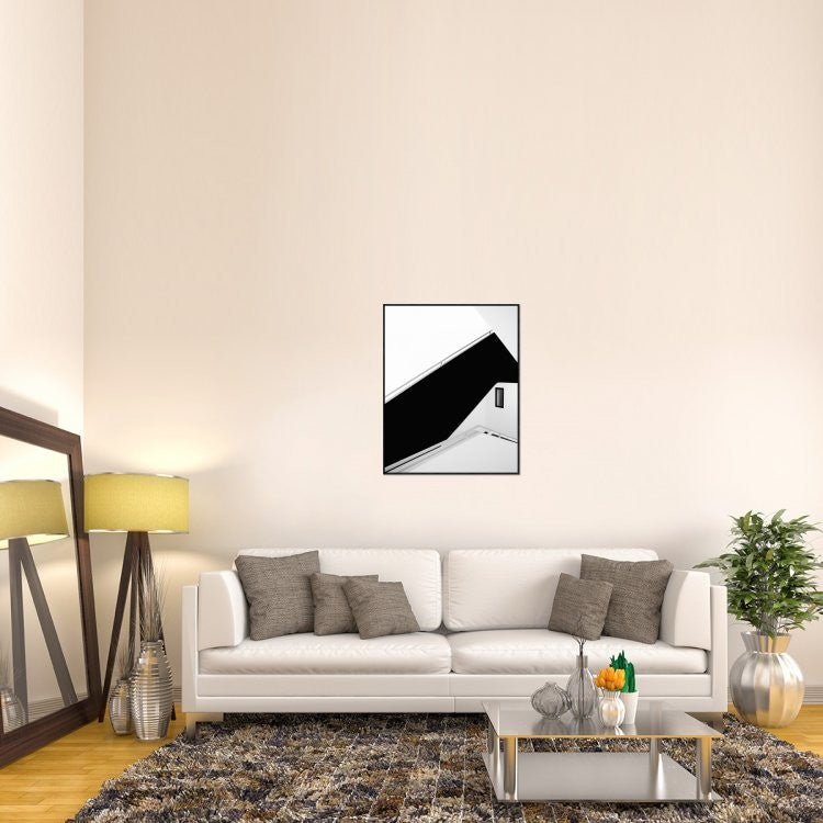"Stairs" Framed Canvas Giclee by Olavo Azevedo, 29x36"