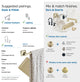Stature Transitional Single Robe Hook, Golden Champagne