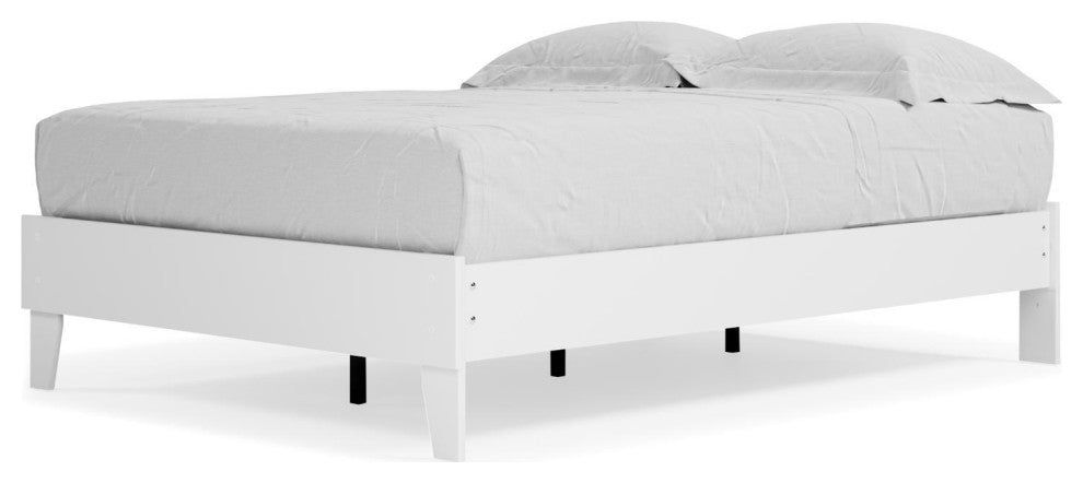 Piperton White Full Platform Bed