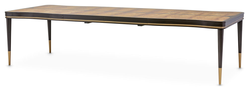 Malibu Crest Rectangular Dining Table - Crotch Mahogany