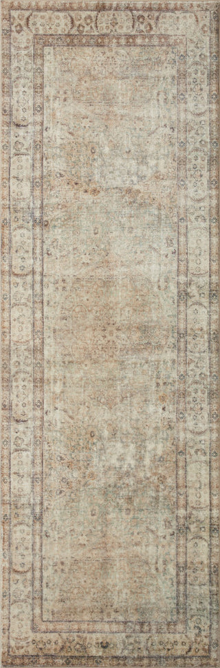 Margot Oriental Antique/Sage Area Rug, 2'6"x9'6"