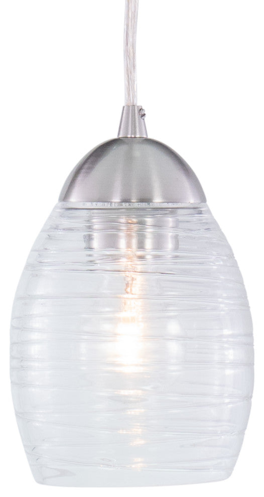 Isley 5" Mini Pendant Satin Nickel