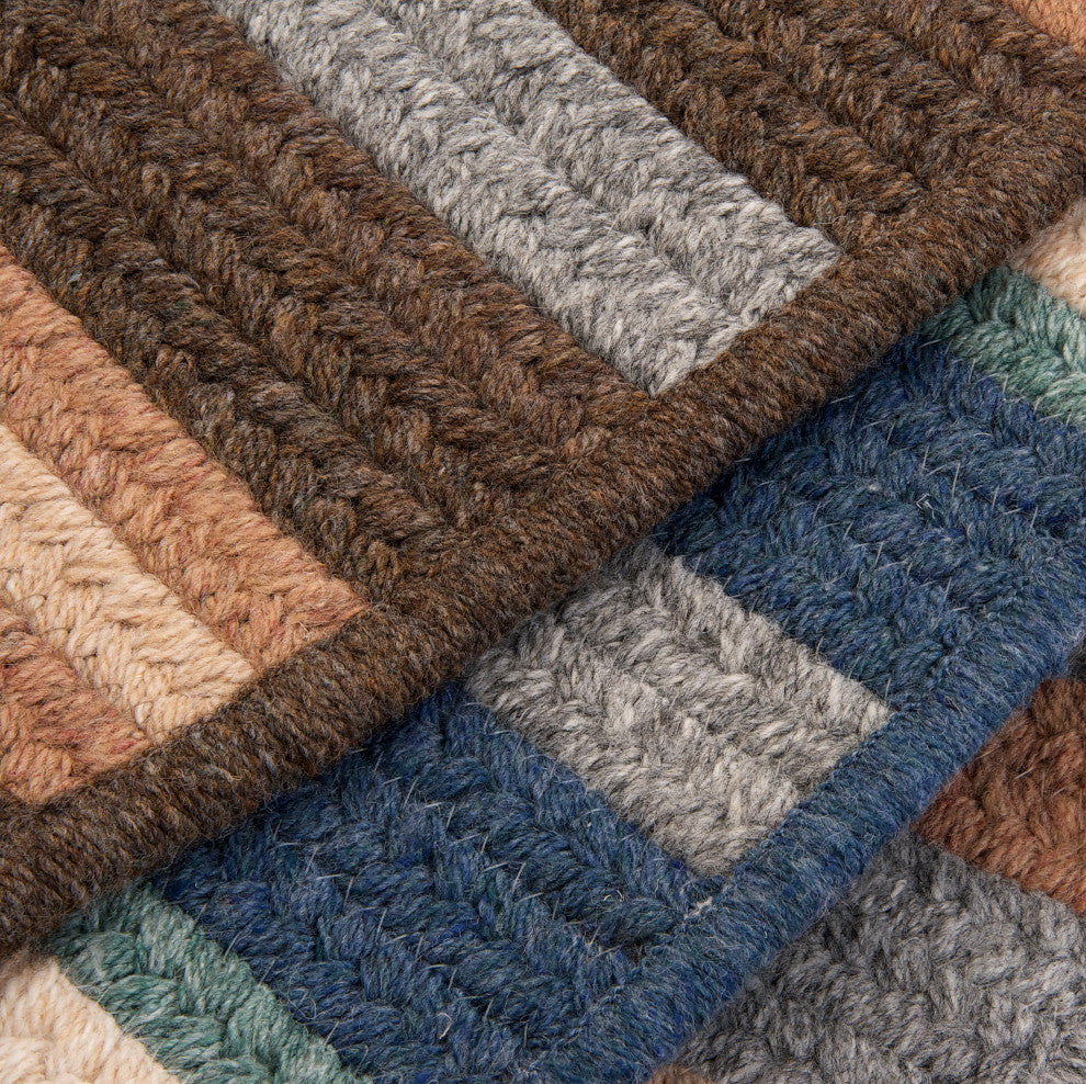 Colonial Mills Elmdale Runner Braided Rug, Blue, 30"x180"