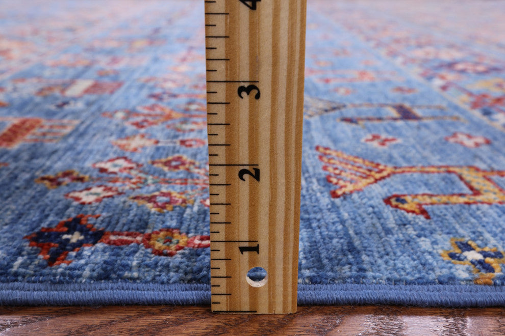 5' 6" X 8' 0" Tribal Persian Gabbeh Handmade Rug Q8028