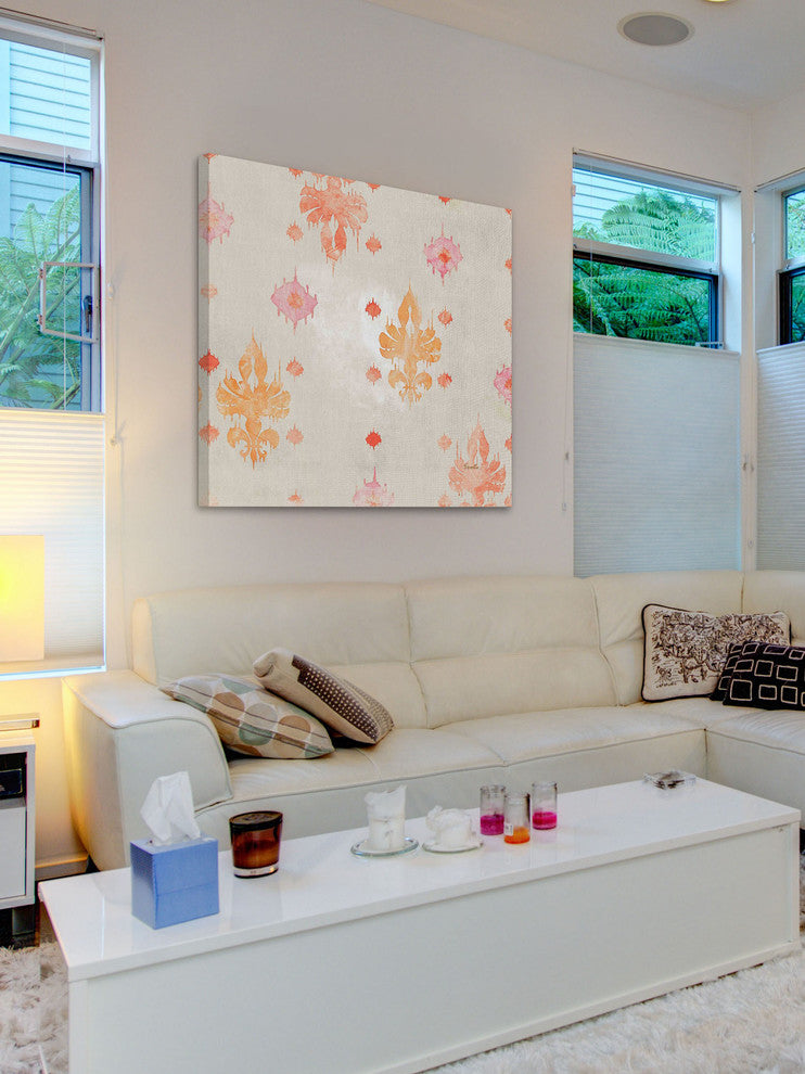 "Tangerine Tango" Painting Print on Canvas by Evelia