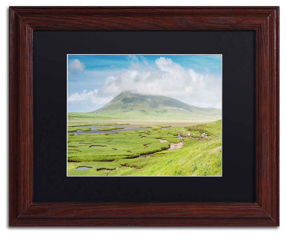 Blanchette Photography 'The Harris Saltings', Wood Frame, Black Matte, 14"x11"