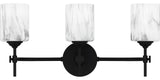 Aria 3-Light Bath, Matte Black