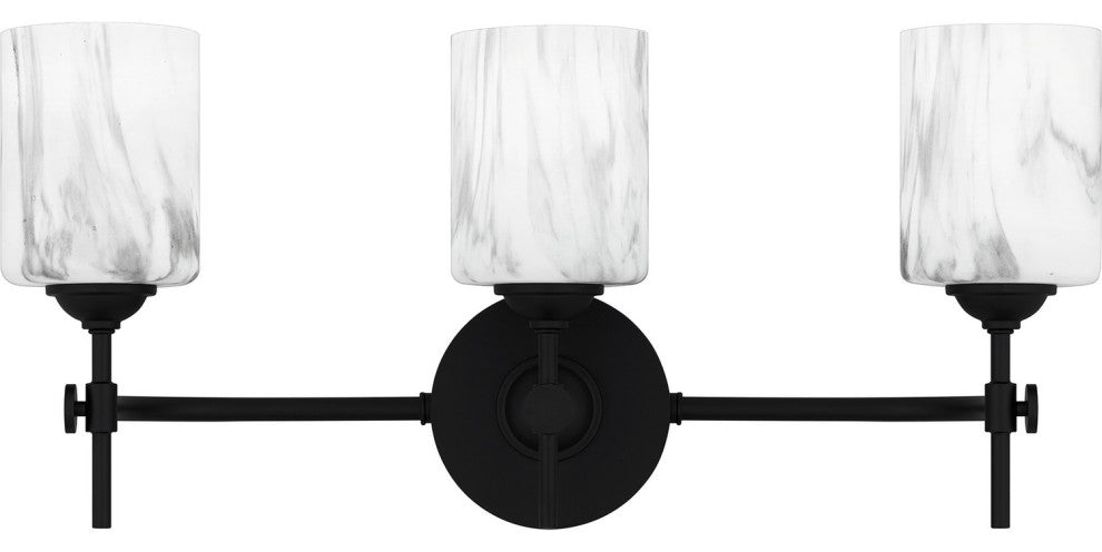 Aria 3-Light Bath, Matte Black