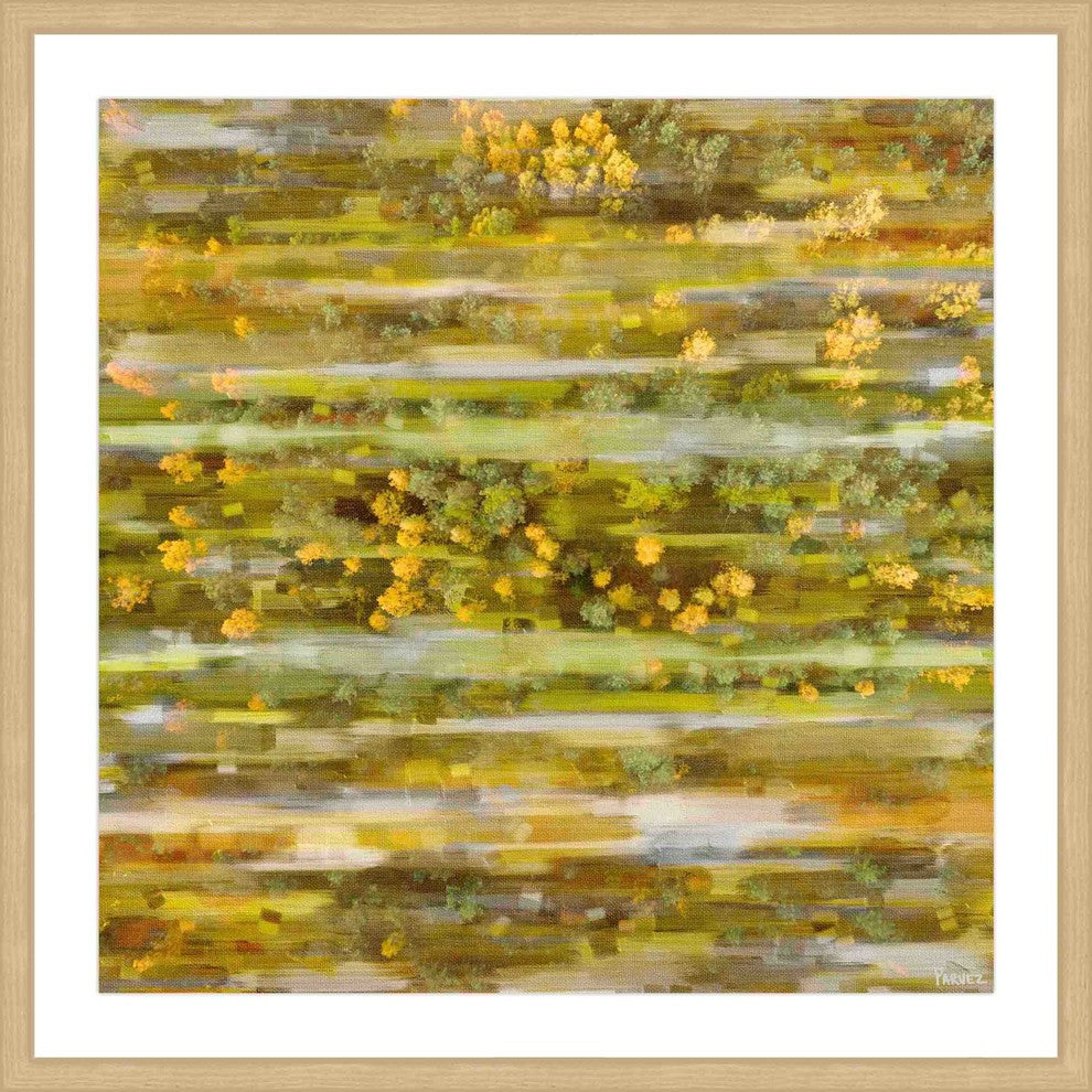 "In The Bushes" Framed Painting Print , 12"x12"