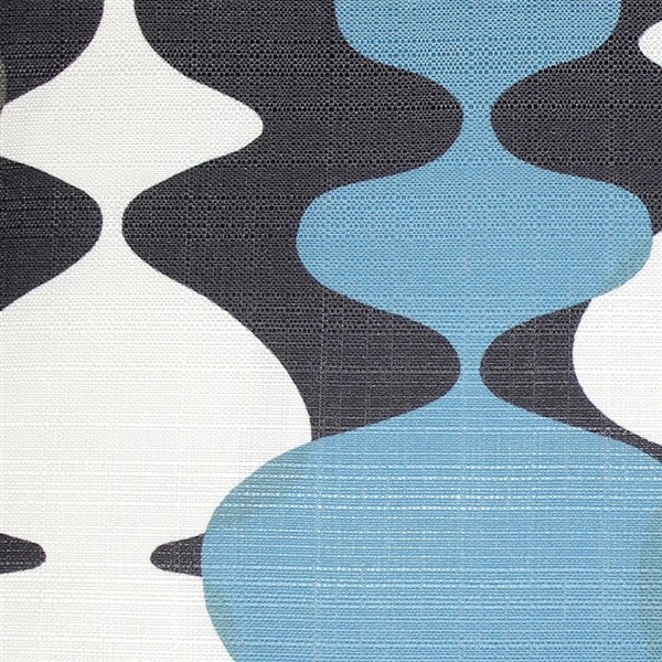 Pillow Decor - Lava Lamp Charcoal Blue 12x20 Throw Pillow