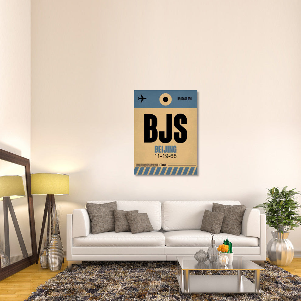 "BJS Beijing Luggage Tag 2" Fine Art Print