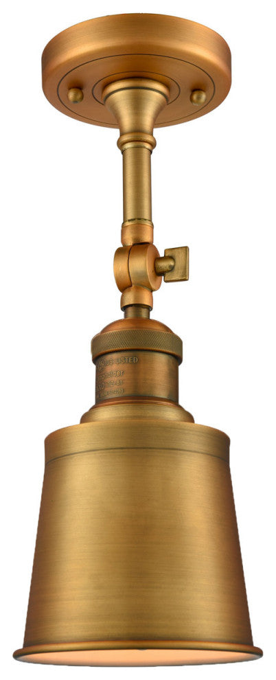 Innovations Lighting 201F-Bb-M9-Led 1 Light Dimmable Led Semi-Flush Mount