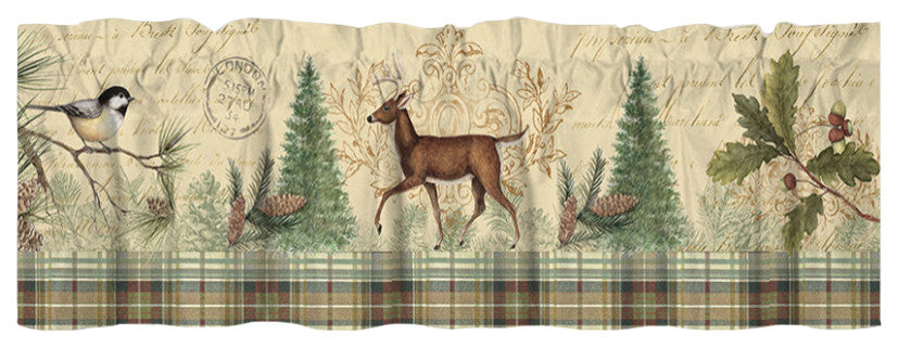 Woodland Forest Window Valance
