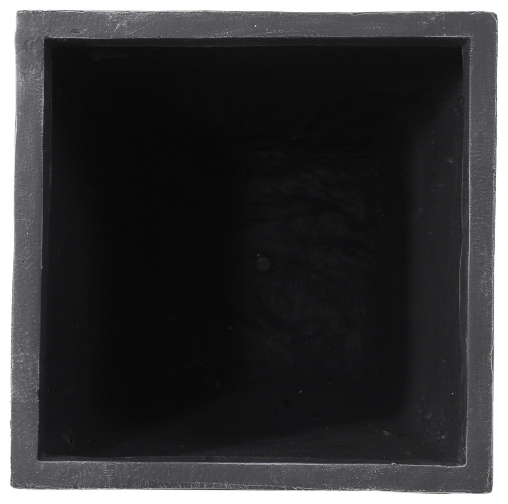 Tengren Outdoor Cast Stone Planter, WxDxH, 15.5wx15.5dx29.75h