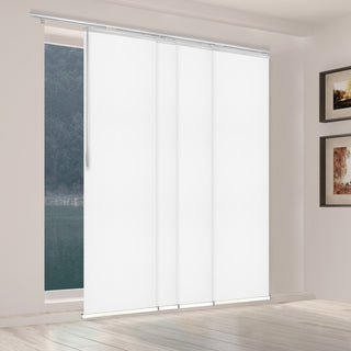 Archard 4-Panel Track Extendable Vertical Blinds 48-88"W