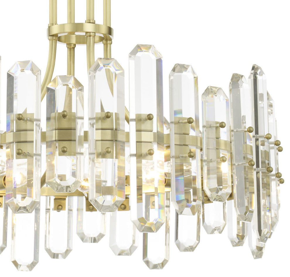 Crystorama Lighting Group BOL-8888 Bolton 8 Light 25"W Crystal - Polished