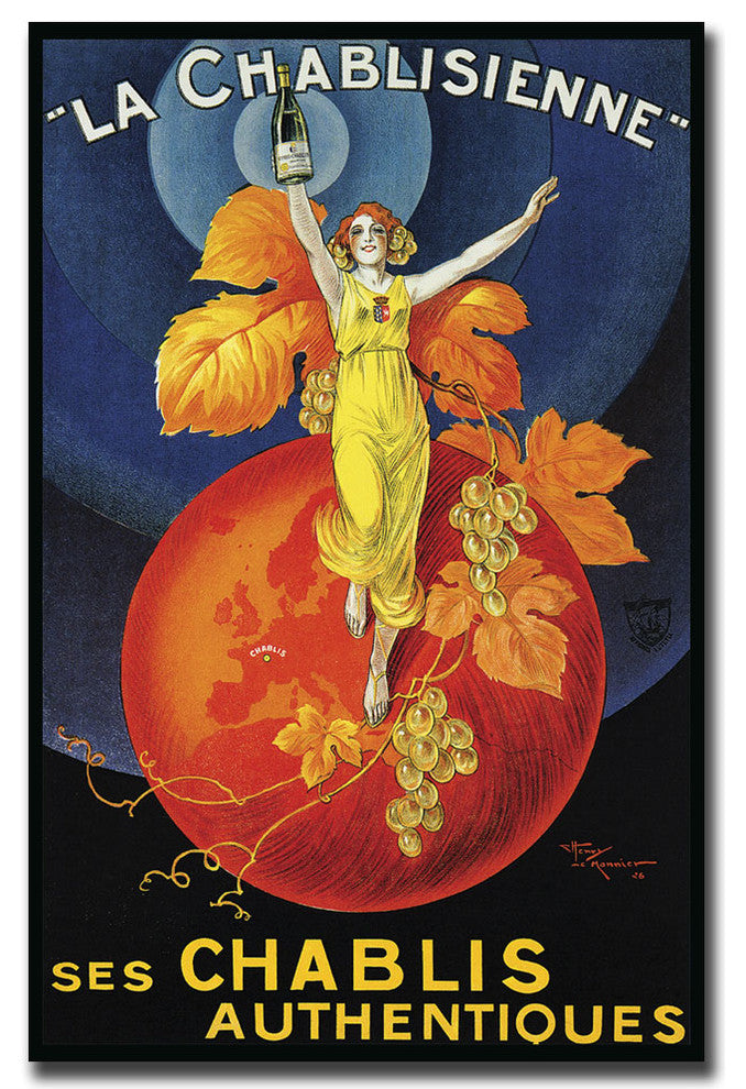 ''La Chablisienne'' Canvas Art