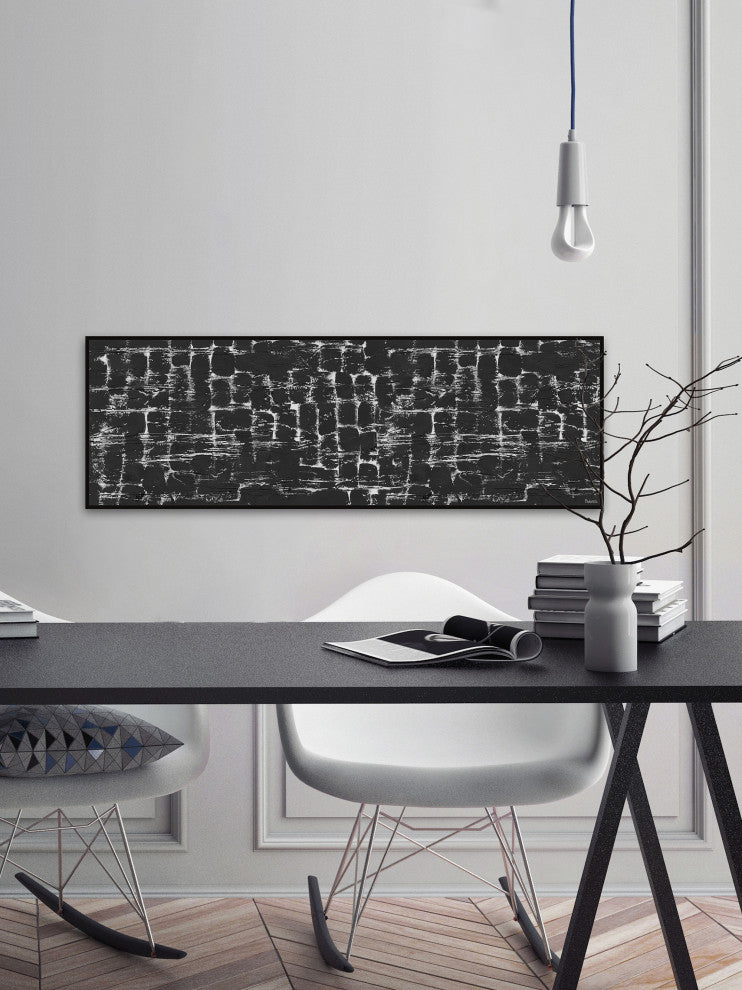 "Beyond Belief" Floater Framed Painting Print on Canvas, 30x10